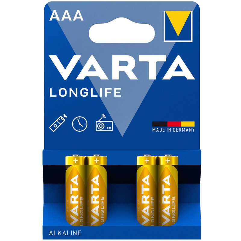 Produktbild för Longlife AAA / LR03 Batteri 4-pack
