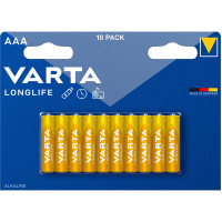 Varta Longlife AAA / LR03 Batteri 10