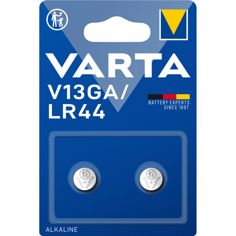 Produktbild för V13GA / LR44 1,5V Batteri 2-pack