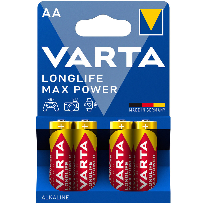 Produktbild för Longlife Max Power AA / LR6 Batteri 4-pack