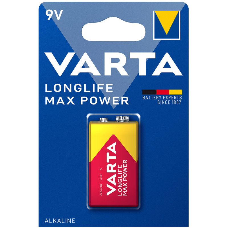 Produktbild för Longlife Max Power 9V Batteri