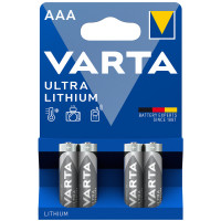 Miniatyr av produktbild för Ultra Lithium AAA / LR03 Batteri 4-pack