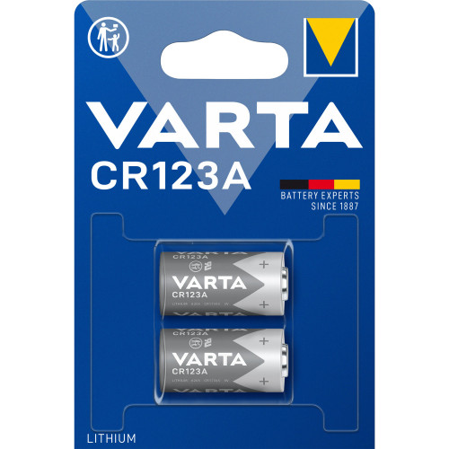 Varta CR123A 3V Lithiumbatteri 2-pac