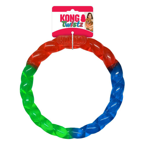 KONG Hundleksak Twistz Ring Small KONG 17 cm