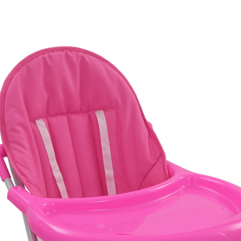 Produktbild för Barnstol rosa och vit