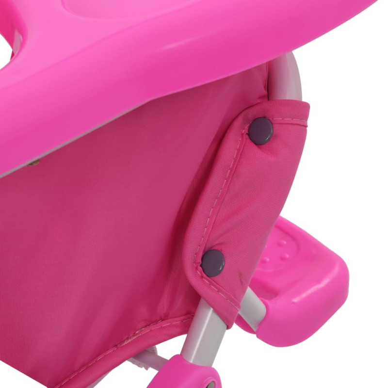 Produktbild för Barnstol rosa och vit