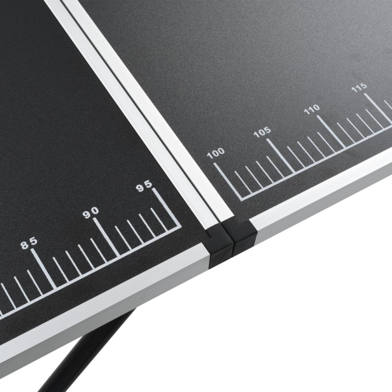 Produktbild för Hopfällbart tapetbord MDF och aluminium 300x60x78 cm