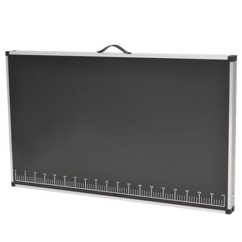 Produktbild för Hopfällbart tapetbord MDF och aluminium 200x60x78 cm