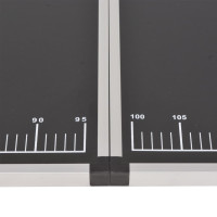 Miniatyr av produktbild för Hopfällbart tapetbord MDF och aluminium 200x60x78 cm