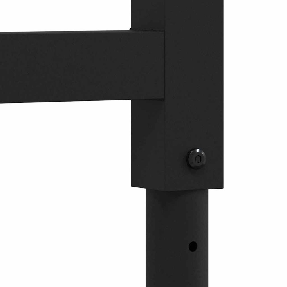Produktbild för Ramar till arbetsbänk 2 st metall 55x(69-95,5) cm svart