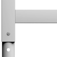 Miniatyr av produktbild för Ramar till arbetsbänk 2 st metall 55x(69-95,5) cm grå