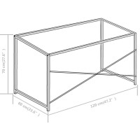 Produktbild för Datorbord vit och ek 120x60x70 cm