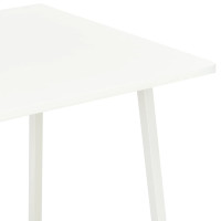 Miniatyr av produktbild för Skrivbord med hyllenhet vit 102x50x117 cm