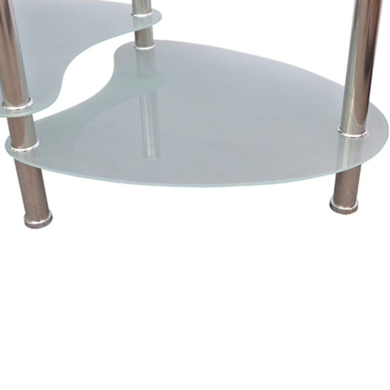 Produktbild för Soffbord med exklusiv design vit