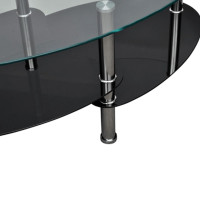 Miniatyr av produktbild för Soffbord med exklusiv design svart