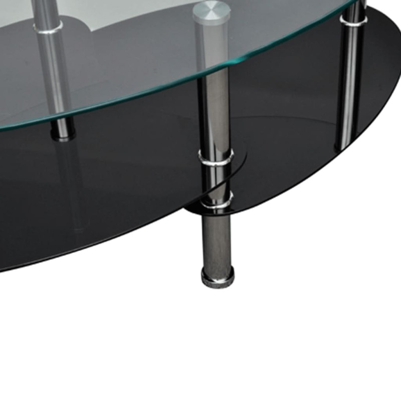 Produktbild för Soffbord med exklusiv design svart