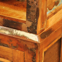 Produktbild för Bokhylla återvunnet massivt trä vintage