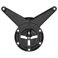 Produktbild för Höjdjusterbara bordsben 4 st 870 mm svart