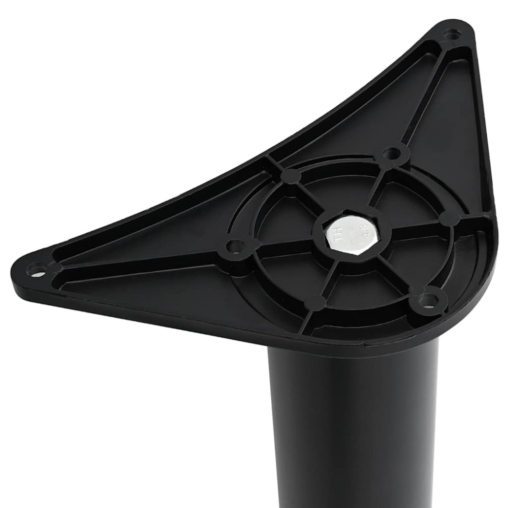 Produktbild för Höjdjusterbara bordsben 4 st 870 mm svart
