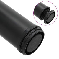 Produktbild för Höjdjusterbara bordsben 4 st 870 mm svart