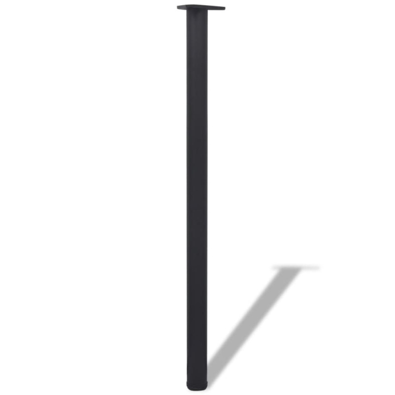 Produktbild för Höjdjusterbara bordsben 4 st svart 1100 mm