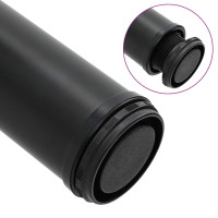 Produktbild för Höjdjusterbara bordsben 4 st svart 1100 mm