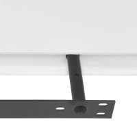 Miniatyr av produktbild för 2 Flytande DVD-vägghyllor i MDF vit