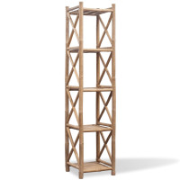 Produktbild för Hylla i bambu med 5 nivåer