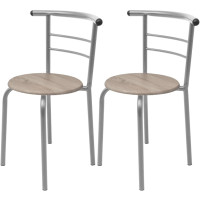 Miniatyr av produktbild för Frukostbar med stolar MDF