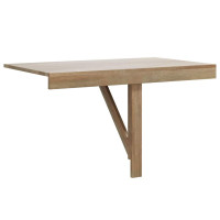 Produktbild för Väggmonterat klaffbord 100x60 cm ek