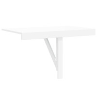 Produktbild för Vägghängt fällbord vit 100x60 cm