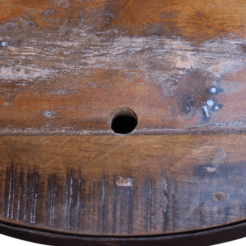 Produktbild för Skålformade soffbord återvunnet massivt trä 2 st