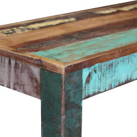 Produktbild för Bänk i massivt återvunnet trä 110x35x45 cm