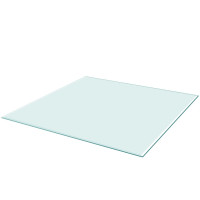 Produktbild för Bordsskiva härdat glas kvadratisk 700x700 mm