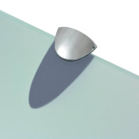 Produktbild för Svävande hylla glas 50x10 cm 8 mm