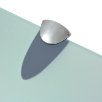 Produktbild för Svävande hylla glas 60x10 cm 8 mm