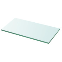 Produktbild för Hyllplan glas genomskinlig 30x12 cm