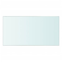 Produktbild för Hyllplan glas genomskinlig 30x15 cm