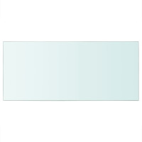 Produktbild för Hyllplan glas genomskinlig 50x25 cm