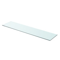 Produktbild för Hyllplan glas genomskinlig 90x20 cm