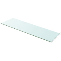 Produktbild för Hyllplan glas genomskinlig 100x30 cm