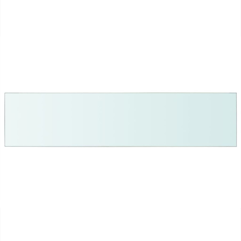 Produktbild för Hyllplan glas genomskinlig 110x25 cm