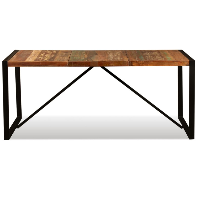 Produktbild för Matbord i massivt återvunnet trä 180 cm
