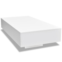 Miniatyr av produktbild för Soffbord högglans vit