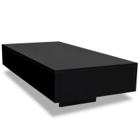 Miniatyr av produktbild för Soffbord i högglans svart