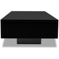 Miniatyr av produktbild för Soffbord i högglans svart