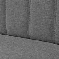 Miniatyr av produktbild för Soffa 117x55,5x77 cm tyg ljusgrå