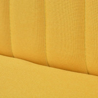 Produktbild för Soffa tyg 117x55,5x77 cm gul