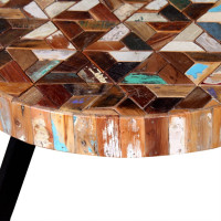 Produktbild för Soffbord 3 delar massivt återvunnet trä