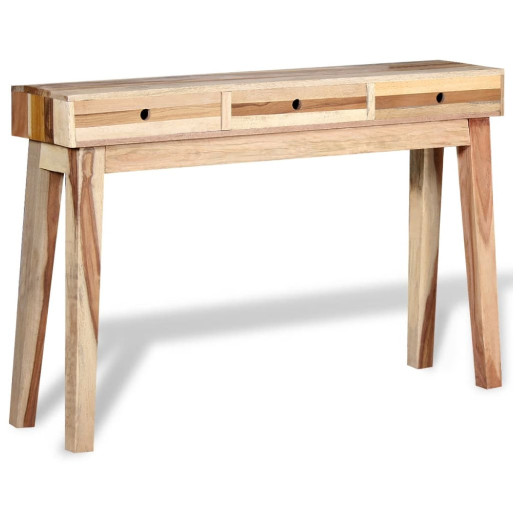 Produktbild för Konsolbord massivt återvunnet trä